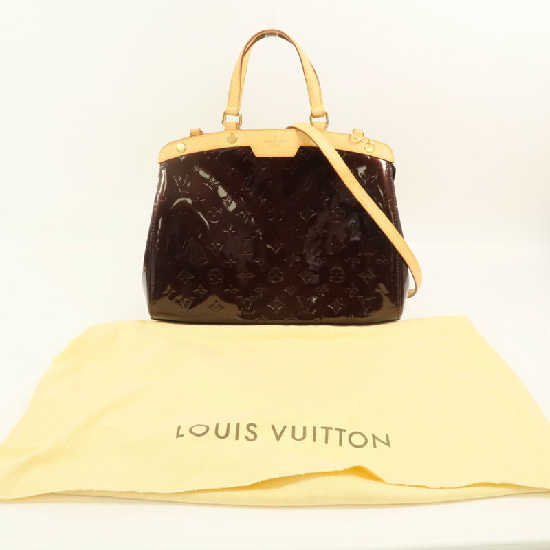 LOUIS VUITTON Vernis Brea MM手挽肩背兩用袋-9