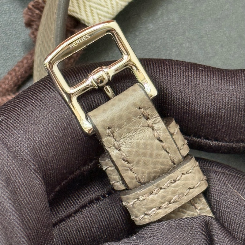 Hermes Snap Wallet 8F Etain 石器灰 Epsom皮肩背包 k刻-6