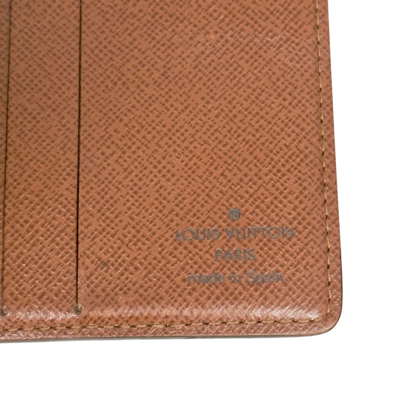 LOUIS VUITTON 老花 短銀包-12