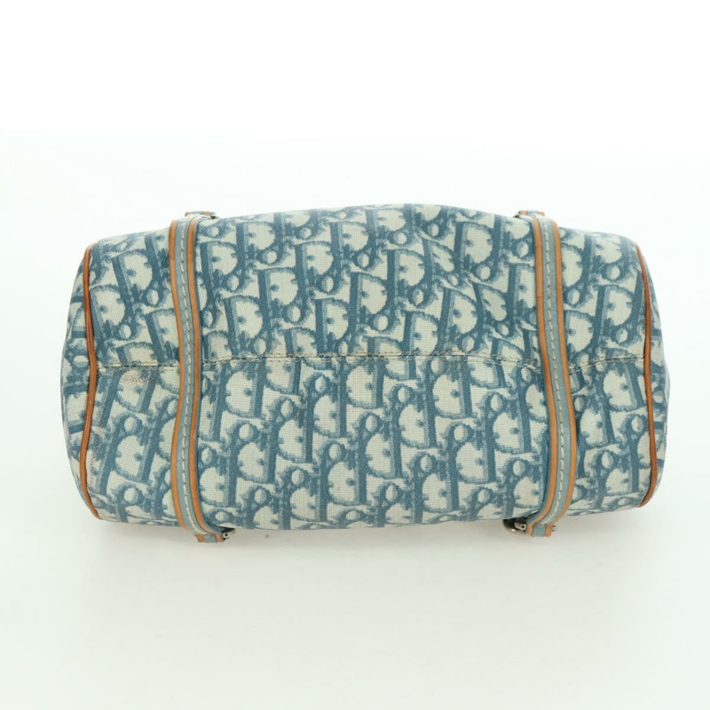 【日本直送】Christian Dior Trotter帆布浪漫鏈條包 PVC淺藍色 正品 YKZ1362SAV-4