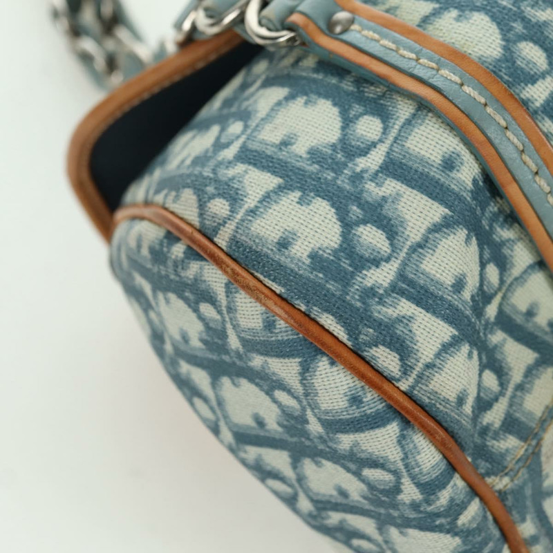 【日本直送】Christian Dior Trotter帆布浪漫鏈條包 PVC淺藍色 正品 YKZ1362SAV-13