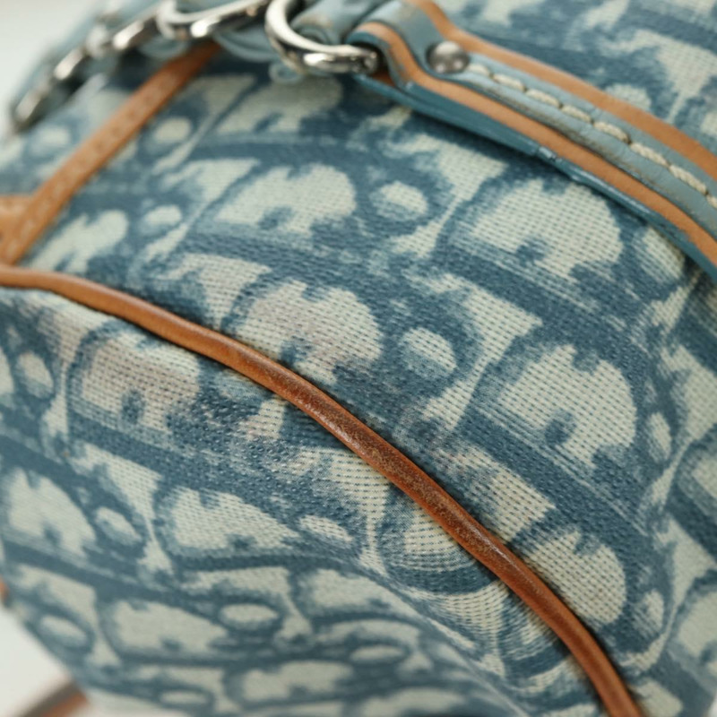 【日本直送】Christian Dior Trotter帆布浪漫鏈條包 PVC淺藍色 正品 YKZ1362SAV-15