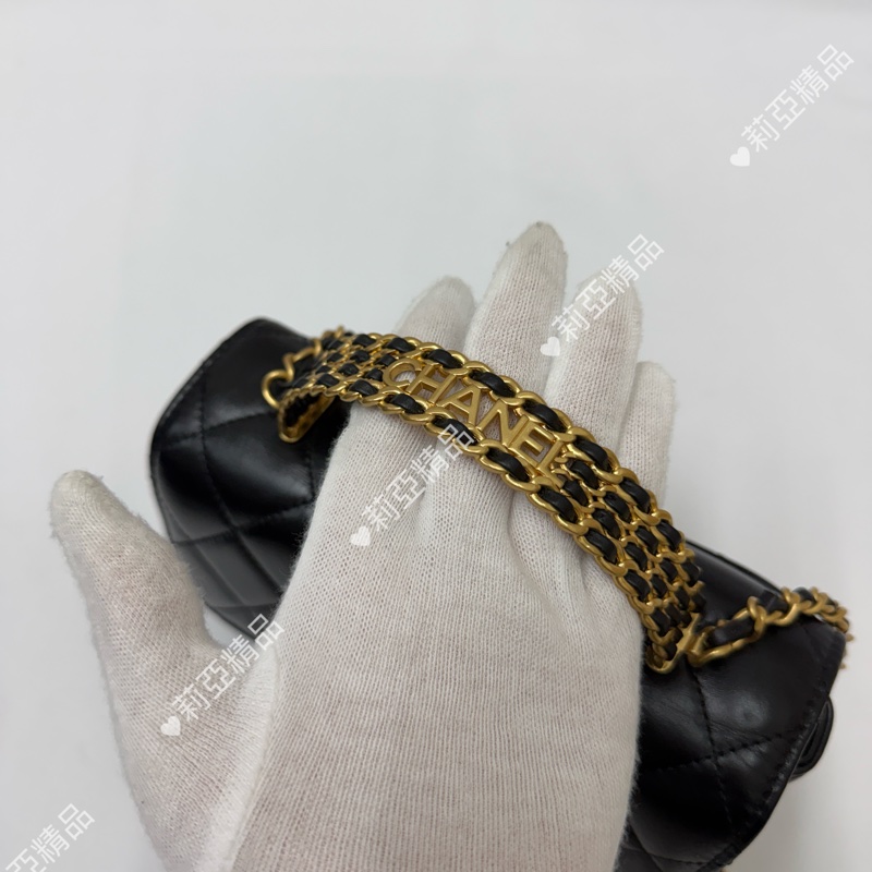 莉亞精品♡Chanel 手柄口蓋包 二手美包-5