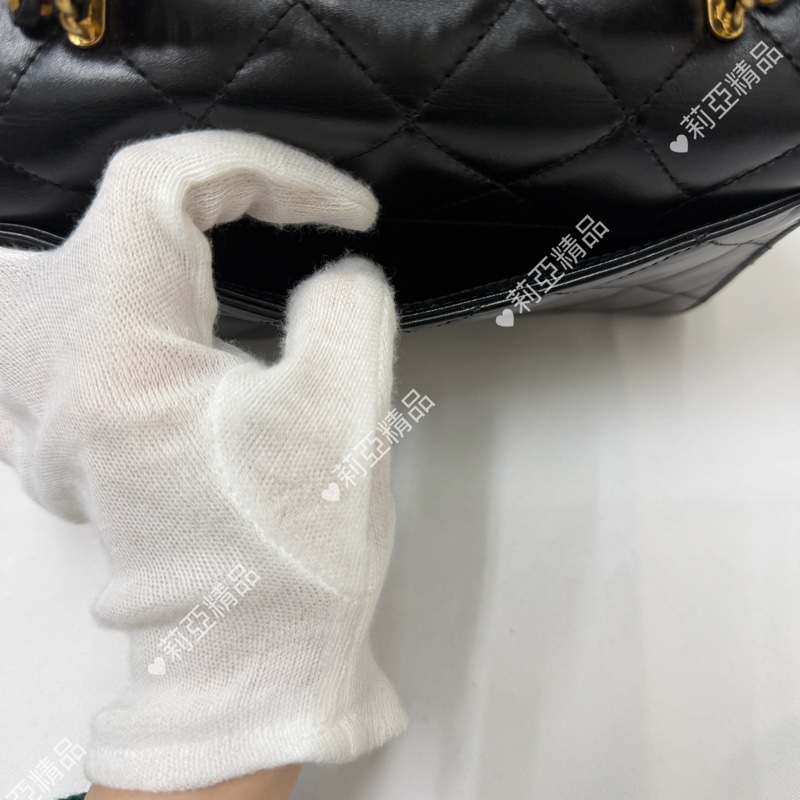 莉亞精品♡Chanel 手柄口蓋包 二手美包-12