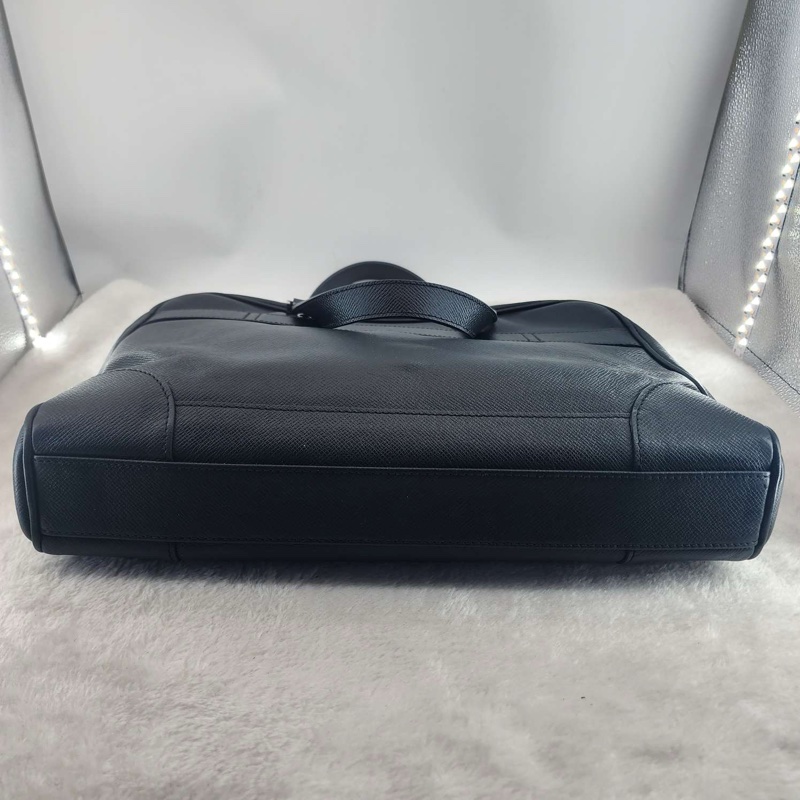 Louis Vuitton路易威登經典款黑色牛皮公文包手提包  🈚附件-2