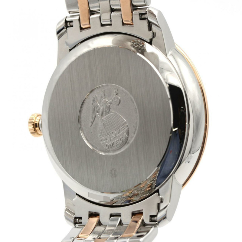 歐米茄碟飛系列尊貴系列玫瑰金組合腕錶 424.20.40.20.02.003 SSxPG 自動腕錶-4