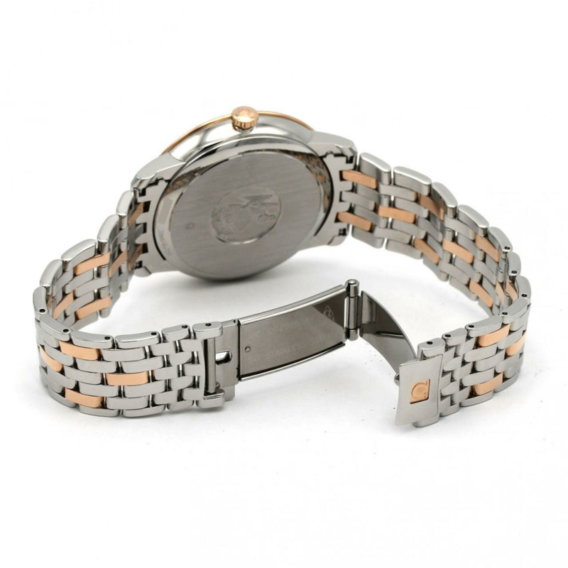 歐米茄碟飛系列尊貴系列玫瑰金組合腕錶 424.20.40.20.02.003 SSxPG 自動腕錶-5