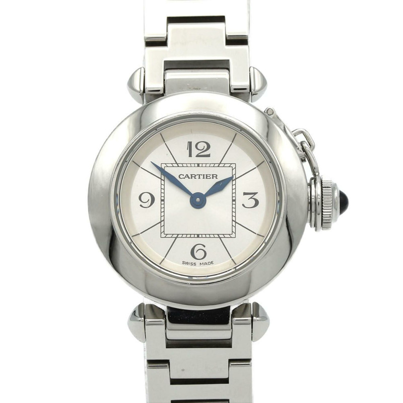 卡地亞 Miss Pasha W3140007 精鋼石英腕錶-0