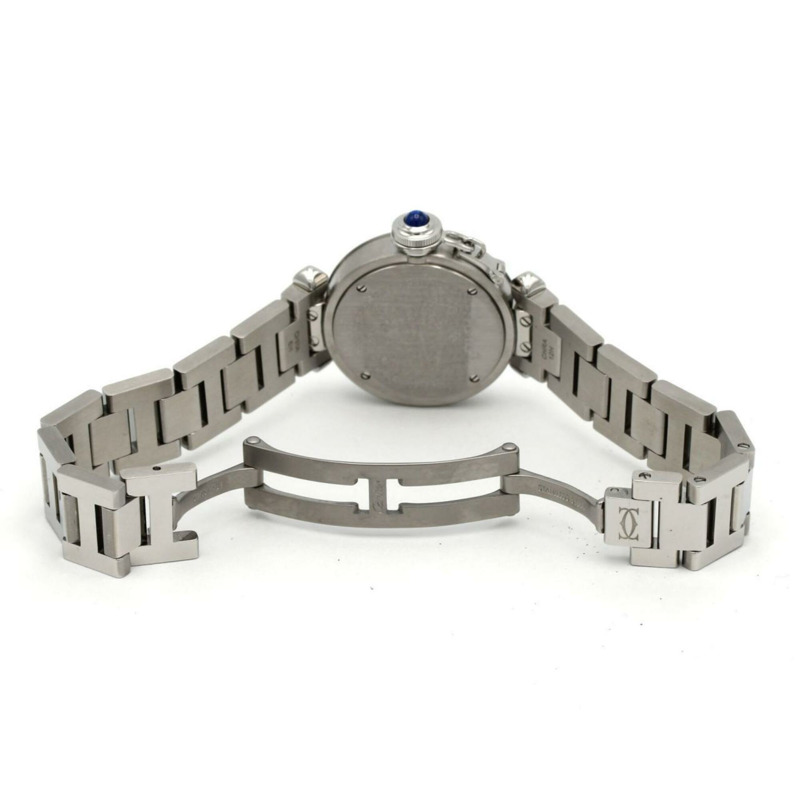 卡地亞 Miss Pasha W3140007 精鋼石英腕錶-7