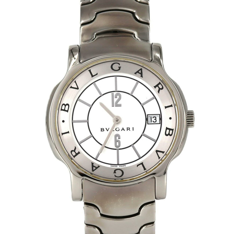 寶格麗 Solotempo ST35S ST35WSSD 不鏽鋼石英腕錶-0