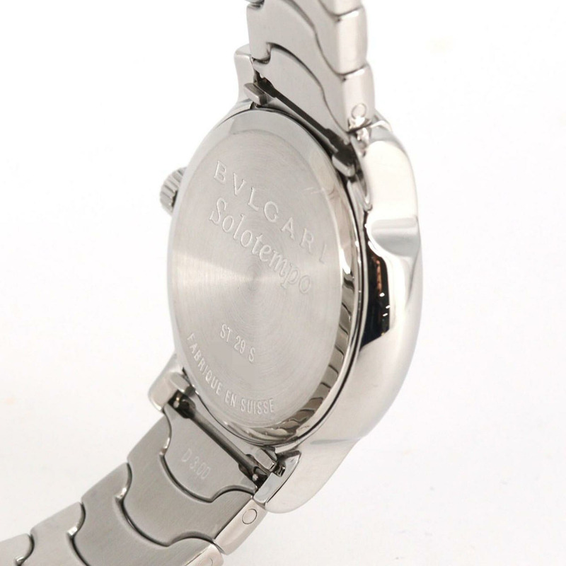 寶格麗 Solotempo ST29S ST29WSSD 不鏽鋼石英腕錶-5