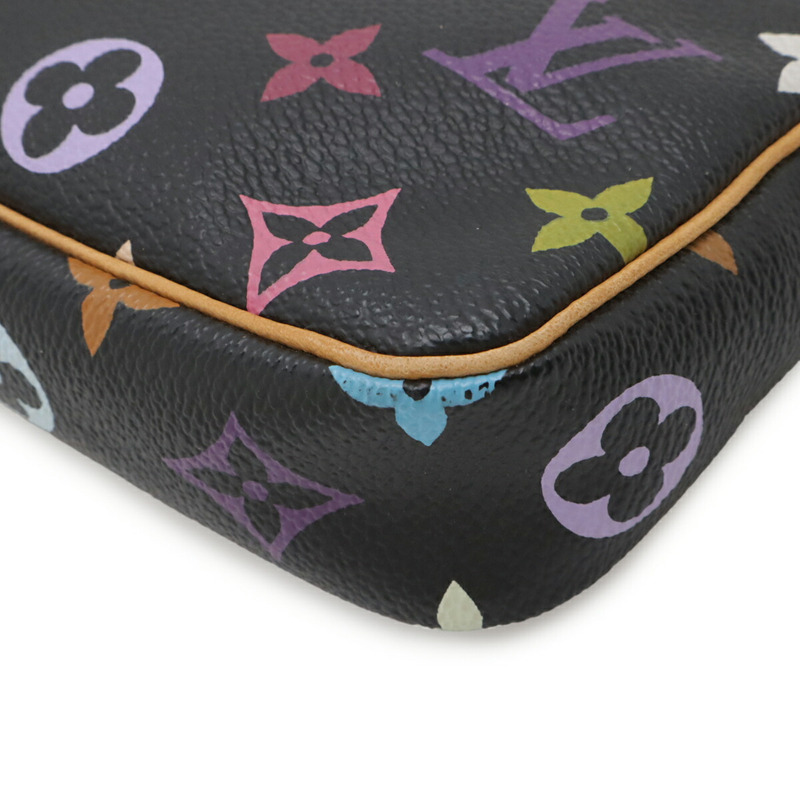 LOUIS VUITTON 路易威登 Monogram 多色 Pochette 配件手提包 黑色黑色 M92648-3