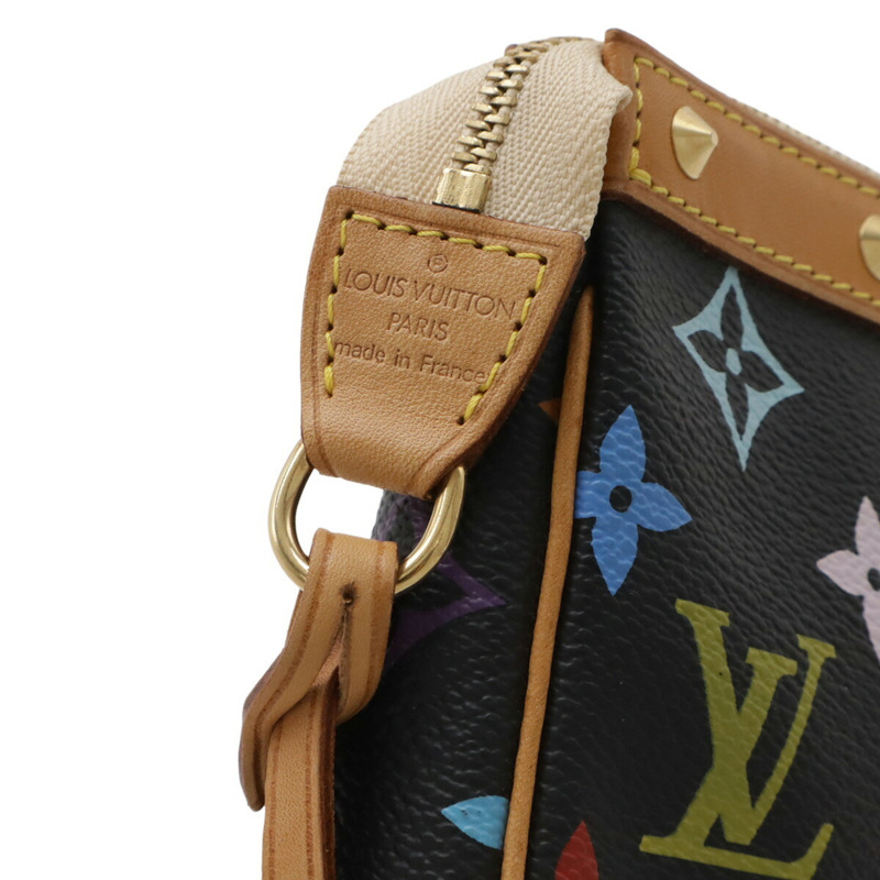 LOUIS VUITTON 路易威登 Monogram 多色 Pochette 配件手提包 黑色黑色 M92648-6