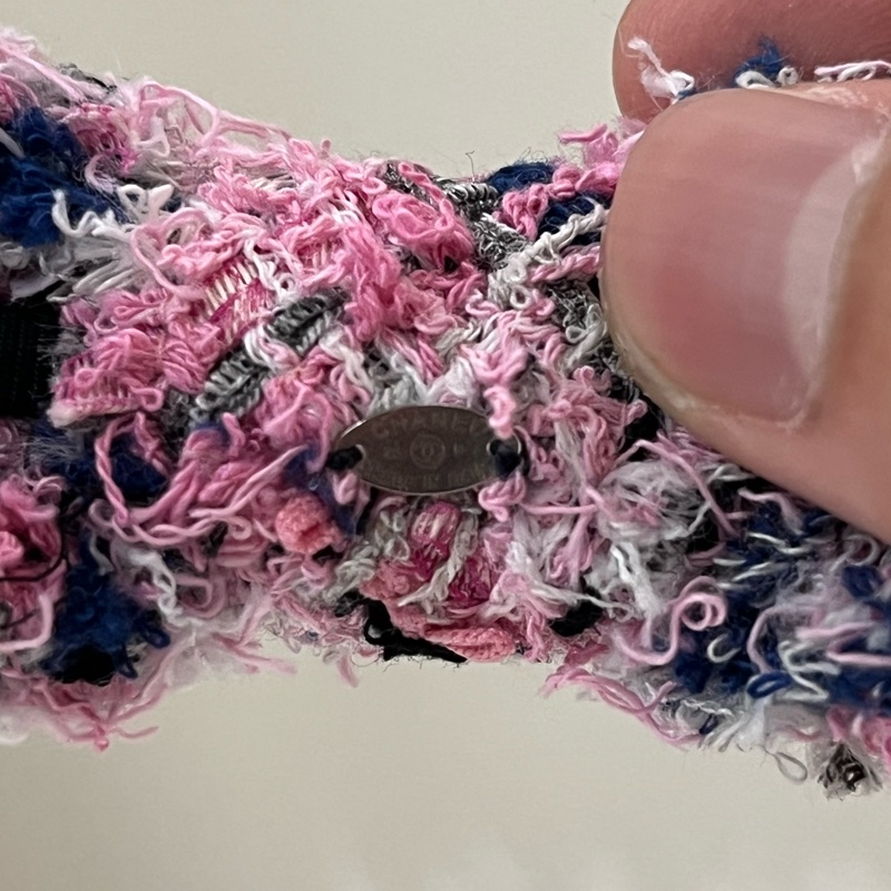 香奈兒Chanel粉藍色髮箍-3