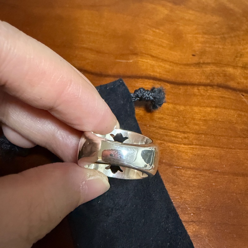 Chrome Hearts 克羅心 NGTV Space Ring size 10-3