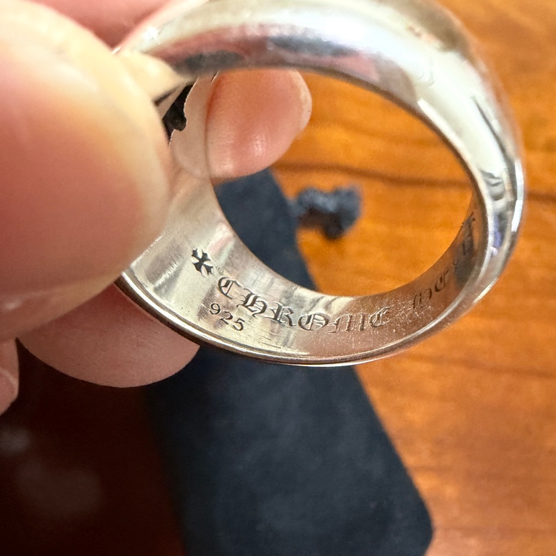 Chrome Hearts 克羅心 NGTV Space Ring size 10-4