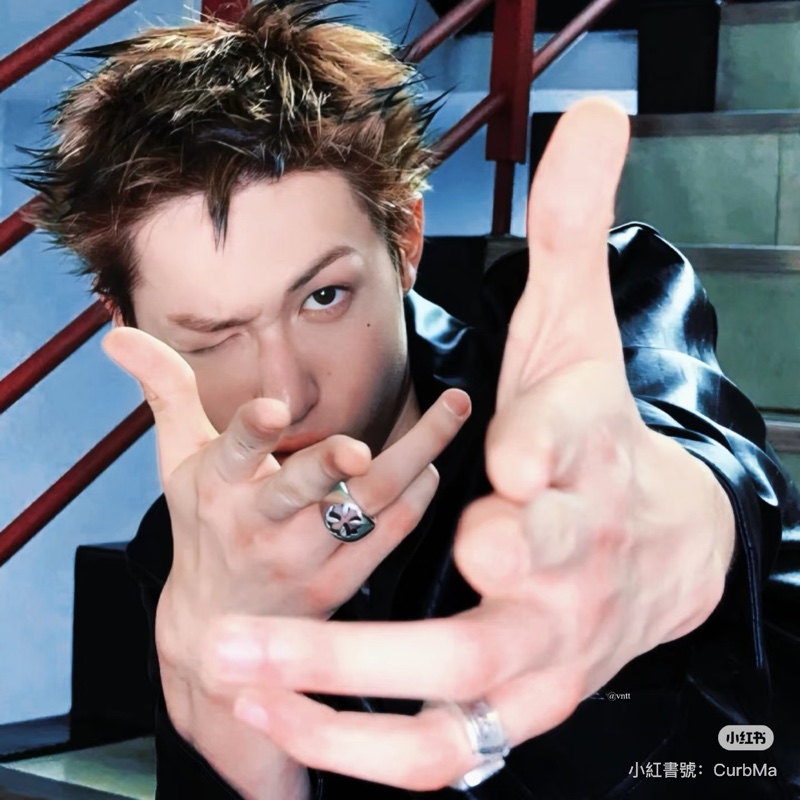 Chrome Hearts 克羅心 NGTV Space Ring size 10-8