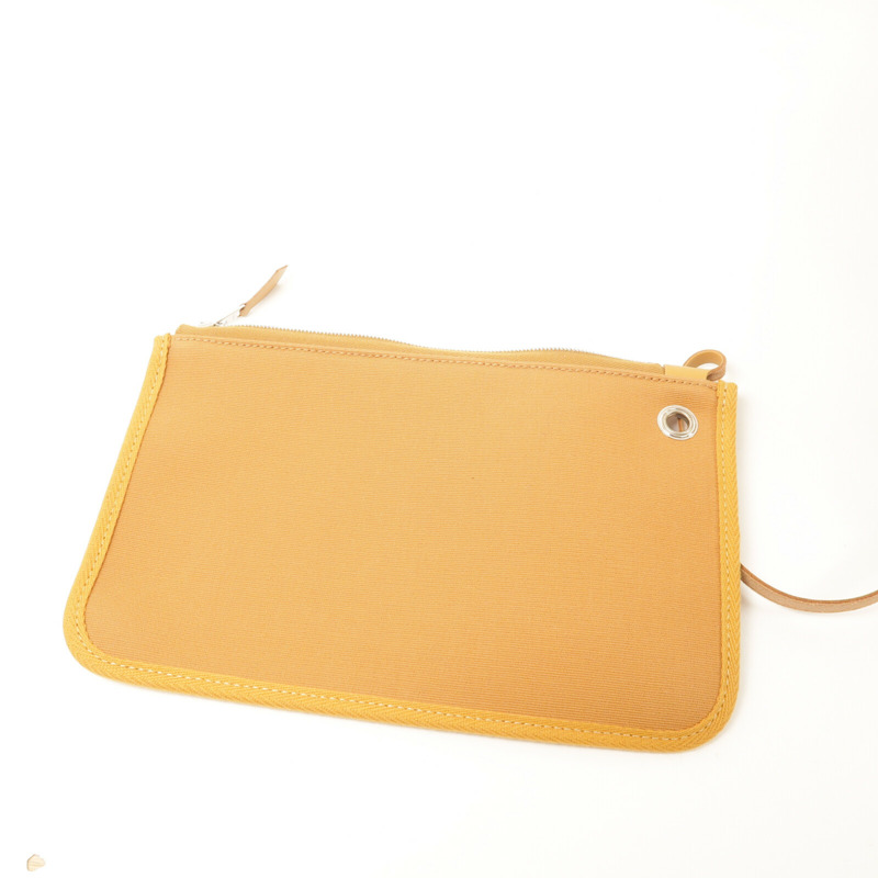 HERMES 帆布Herbag PM手挽肩背兩用袋Etoupe/Natural Sable-9