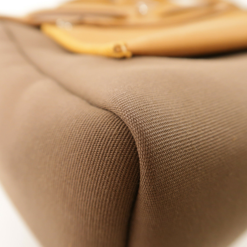 HERMES 帆布Herbag PM手挽肩背兩用袋Etoupe/Natural Sable-15