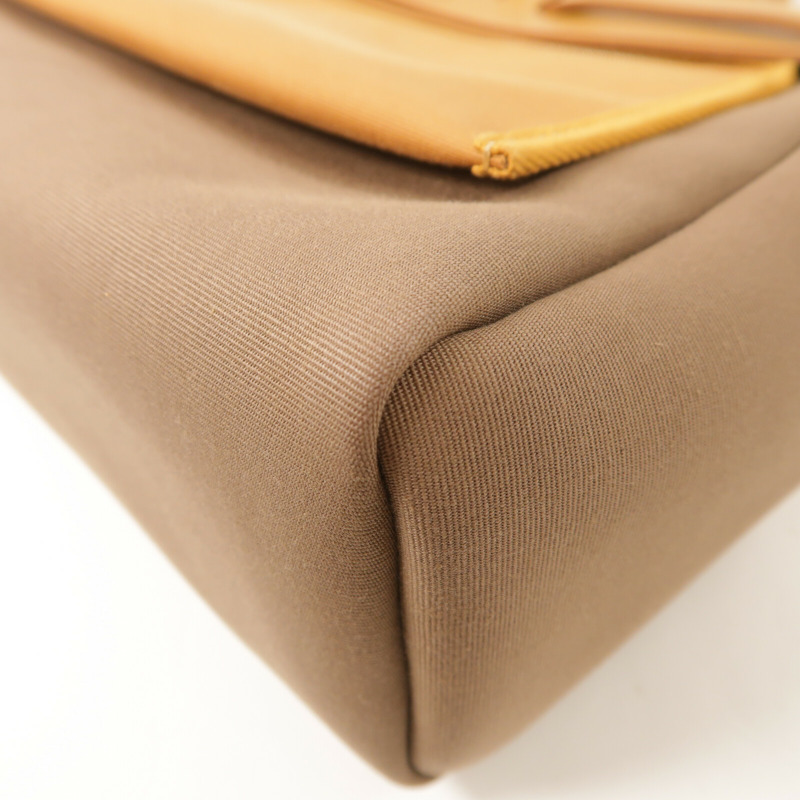 HERMES 帆布Herbag PM手挽肩背兩用袋Etoupe/Natural Sable-16