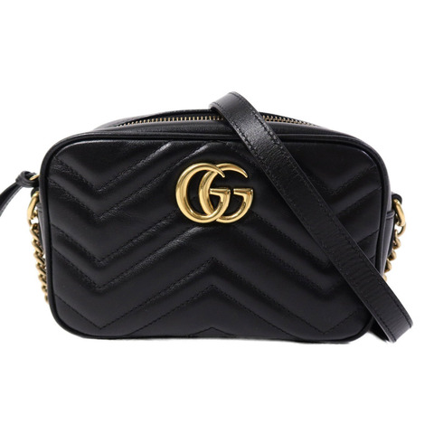 GUCCI 牛皮皮革GG Marmont Mini肩背袋
