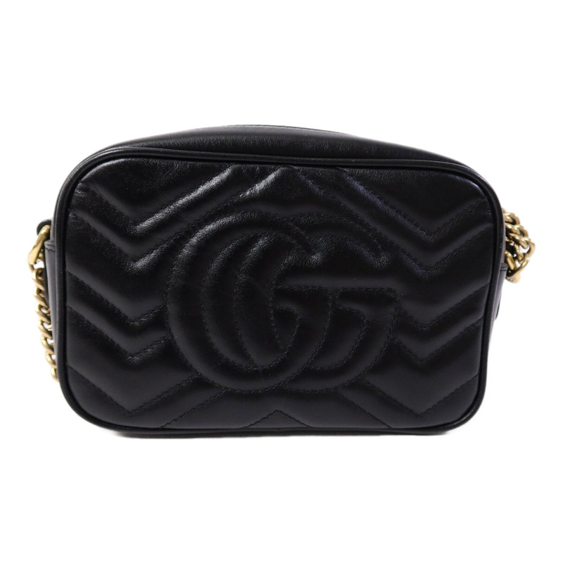 GUCCI 牛皮皮革GG Marmont Mini肩背袋-1