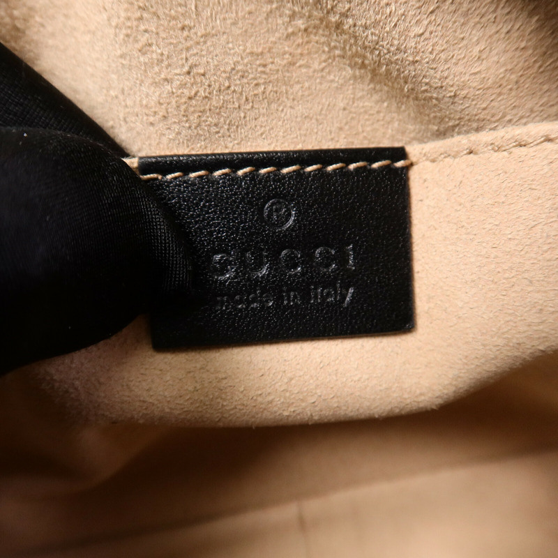 GUCCI 牛皮皮革GG Marmont Mini肩背袋-5