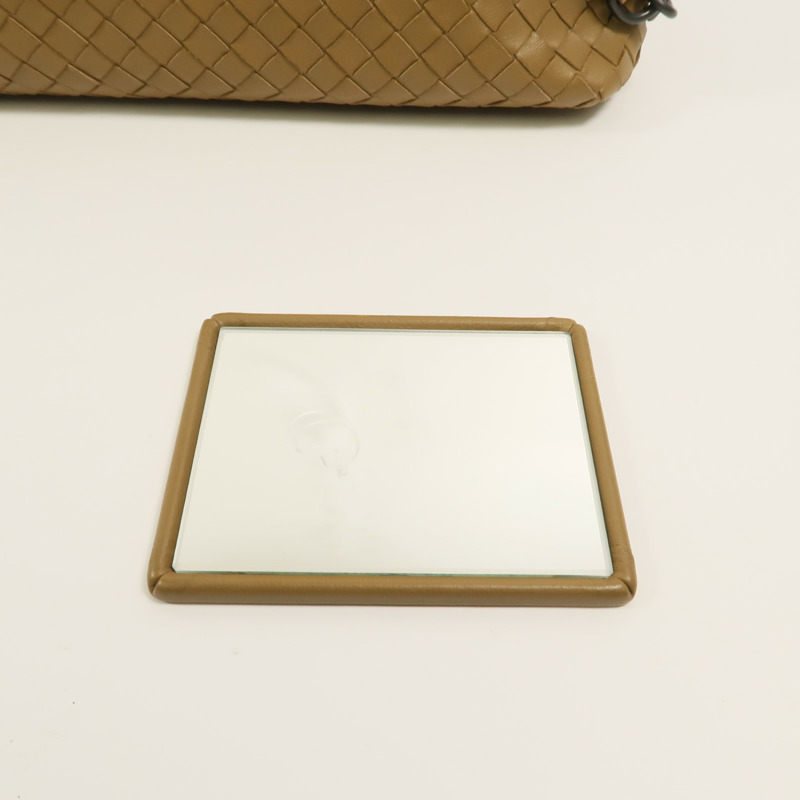 BOTTEGA VENETA 羊皮皮革Chain Shoulder鏈帶肩背袋-8