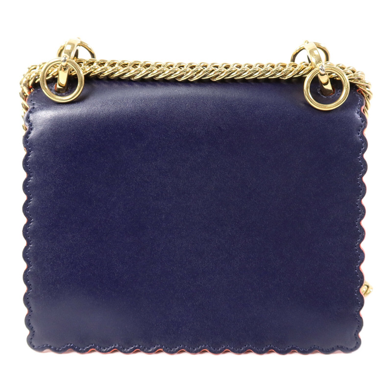 FENDI 牛皮皮革Kan I Small鏈帶肩背袋-1