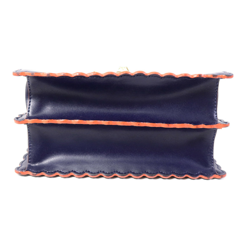 FENDI 牛皮皮革Kan I Small鏈帶肩背袋-3