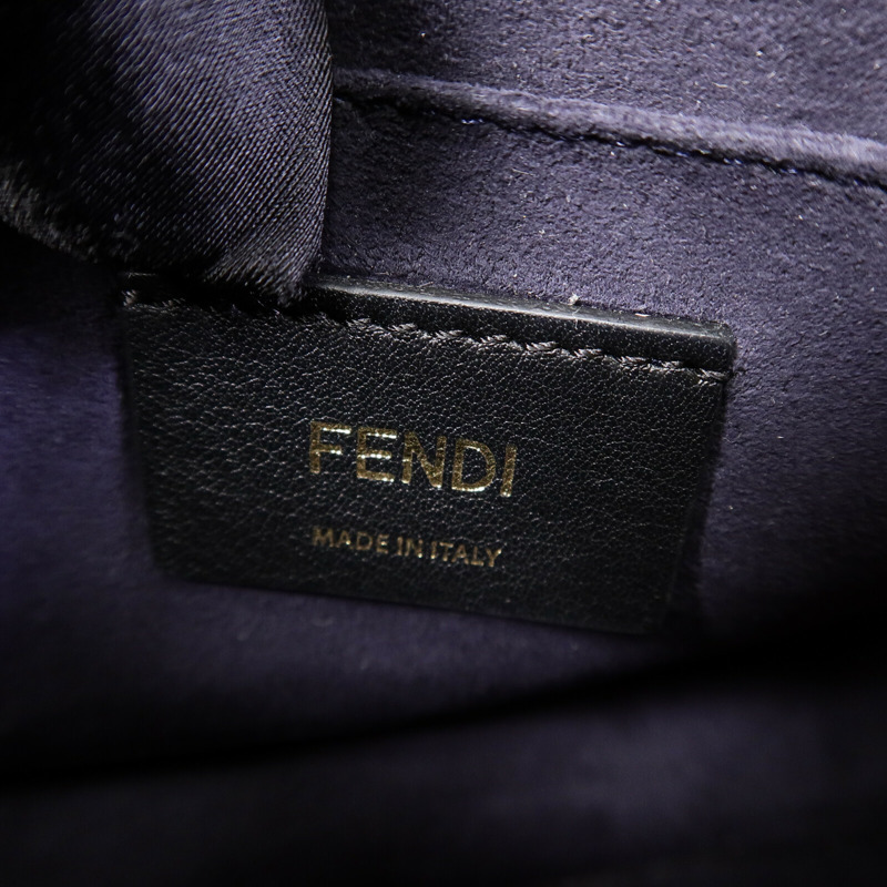 FENDI 牛皮皮革Kan I Small鏈帶肩背袋-5