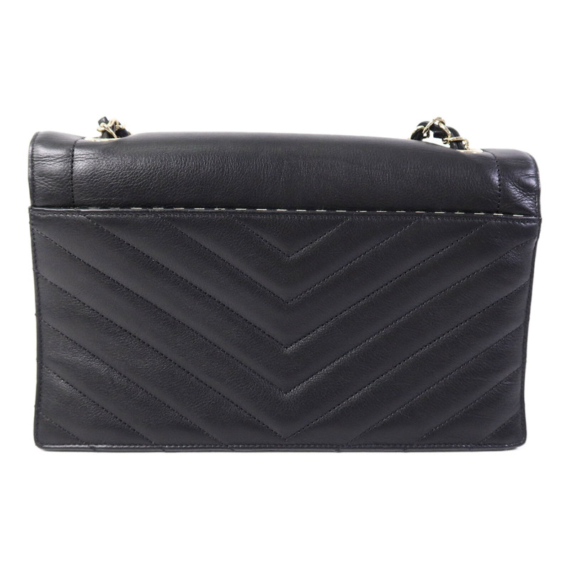 CHANEL 牛皮皮革Chain Shoulder Bag鏈帶肩背袋-1