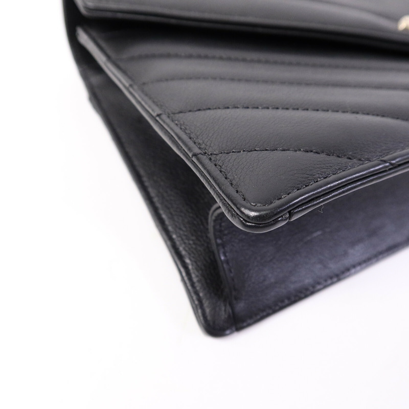 CHANEL 牛皮皮革Chain Shoulder Bag鏈帶肩背袋-11