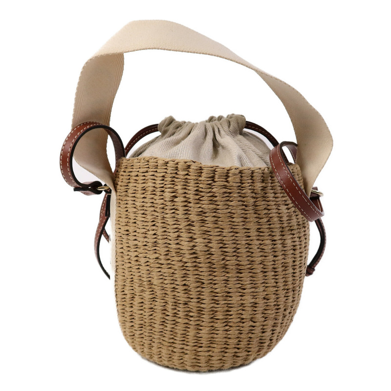 Chloe 藤料Small Woody Basket手挽肩背兩用袋-1