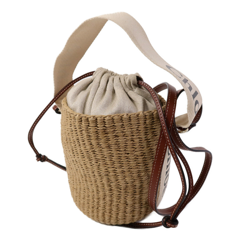 Chloe 藤料Small Woody Basket手挽肩背兩用袋-2