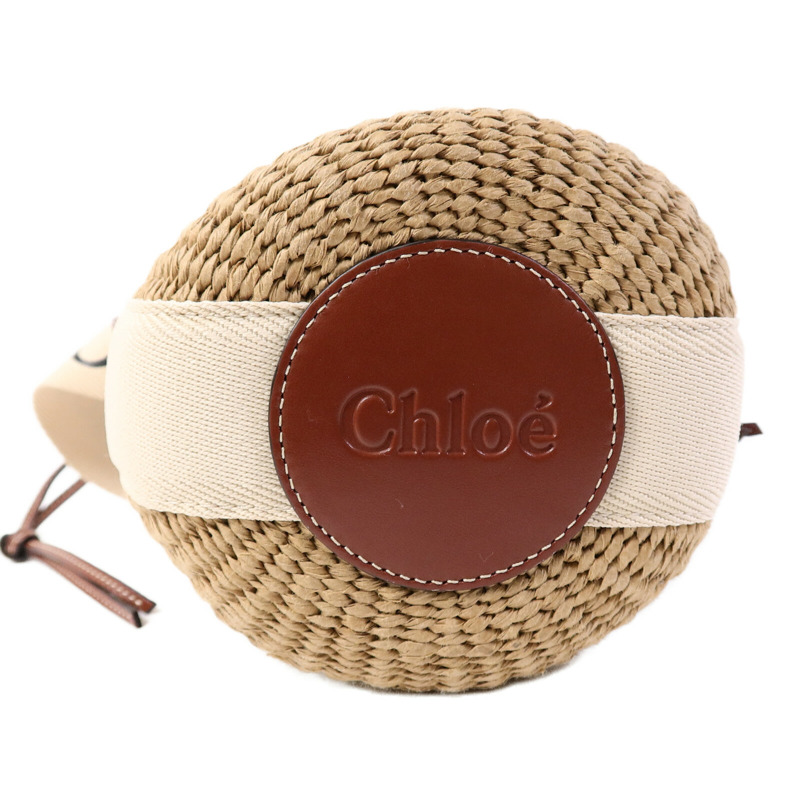 Chloe 藤料Small Woody Basket手挽肩背兩用袋-3