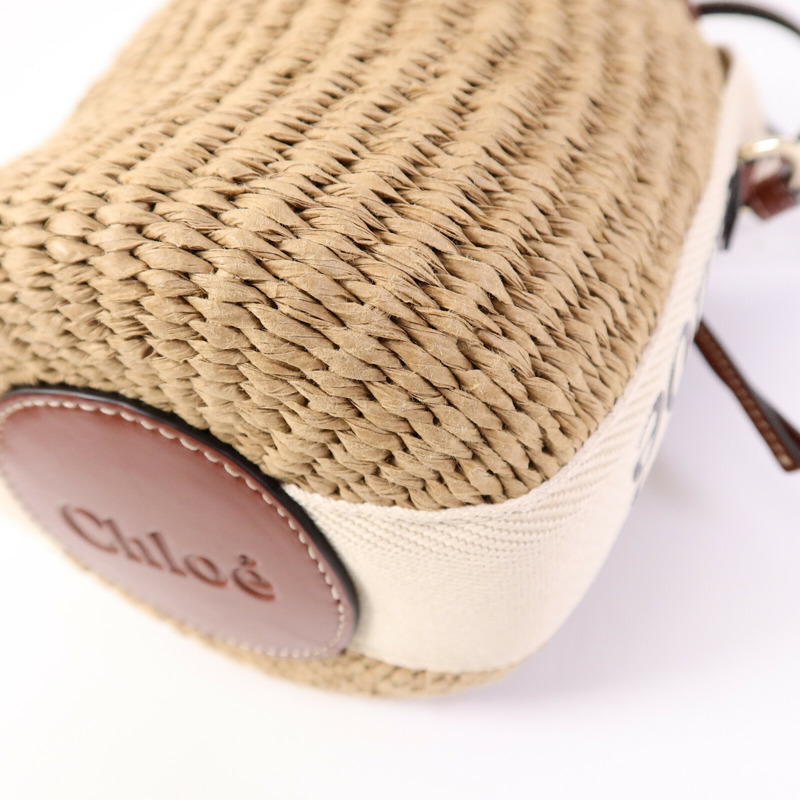 Chloe 藤料Small Woody Basket手挽肩背兩用袋-8