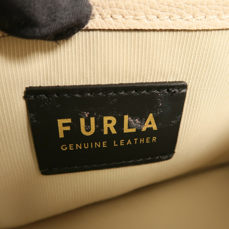 Furla 牛皮皮革1927 Crossbody Bag鏈帶肩背袋-5