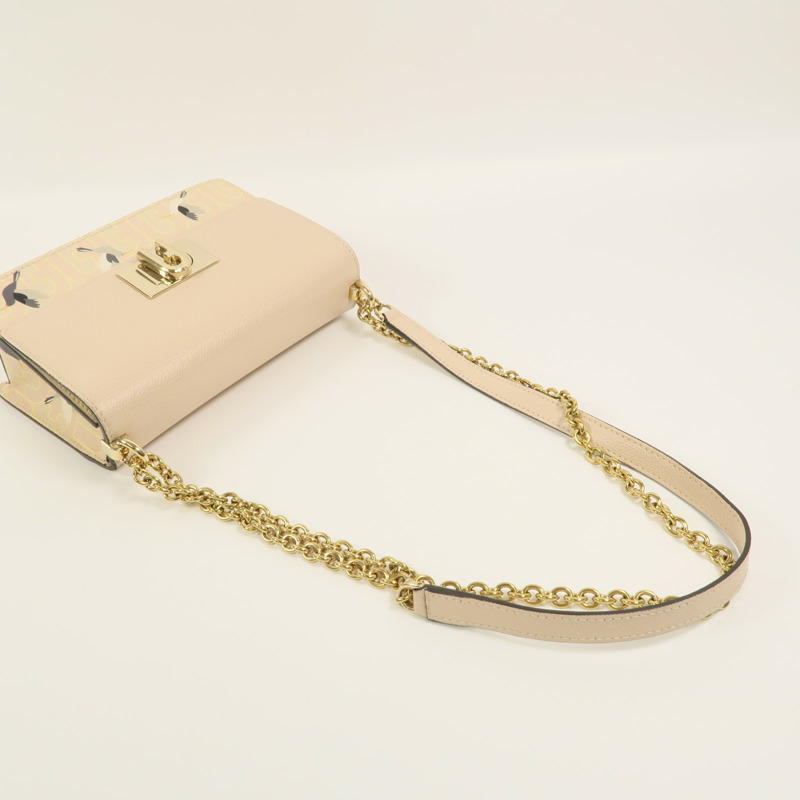 Furla 牛皮皮革1927 Crossbody Bag鏈帶肩背袋-6