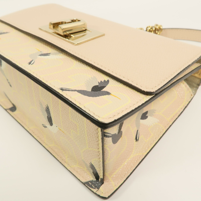 Furla 牛皮皮革1927 Crossbody Bag鏈帶肩背袋-11