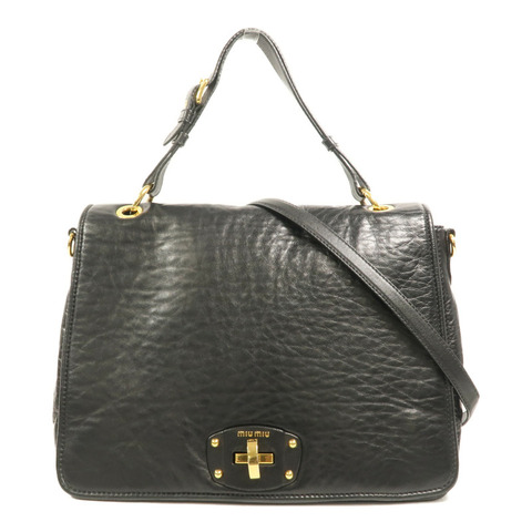 Miu Miu 牛皮皮革Shoulder Bag手挽肩背兩用袋