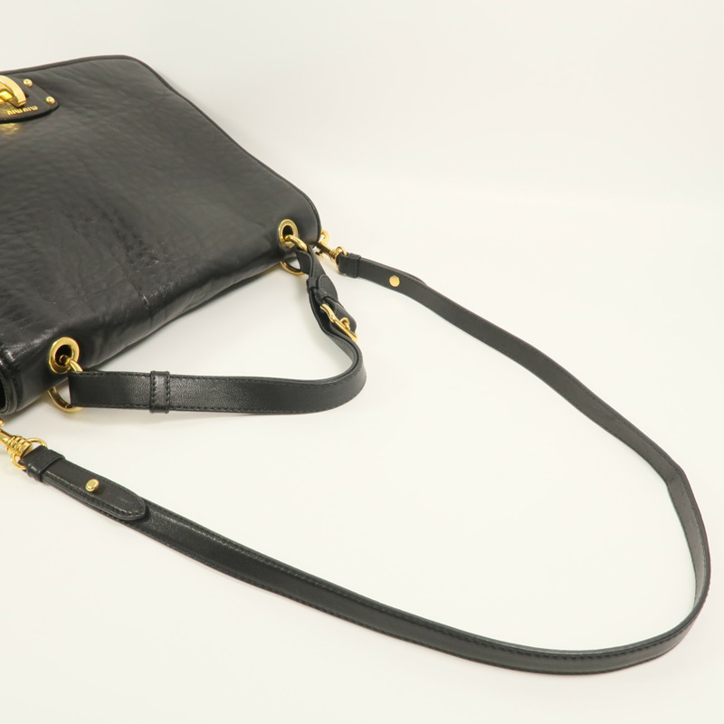 Miu Miu 牛皮皮革Shoulder Bag手挽肩背兩用袋-6