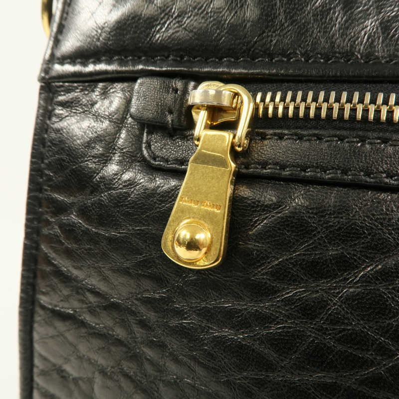 Miu Miu 牛皮皮革Shoulder Bag手挽肩背兩用袋-10