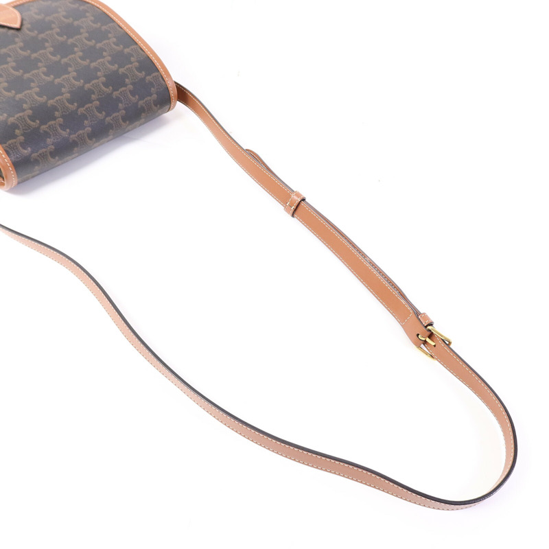 CELINE 塗層帆布Folco肩背袋-8