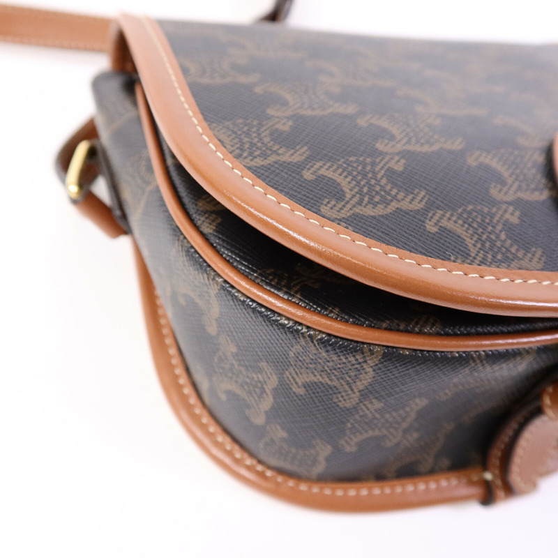 CELINE 塗層帆布Folco肩背袋-11