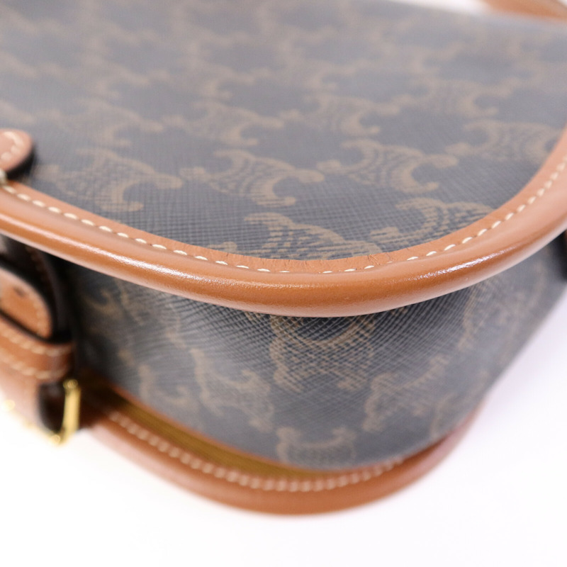 CELINE 塗層帆布Folco肩背袋-12