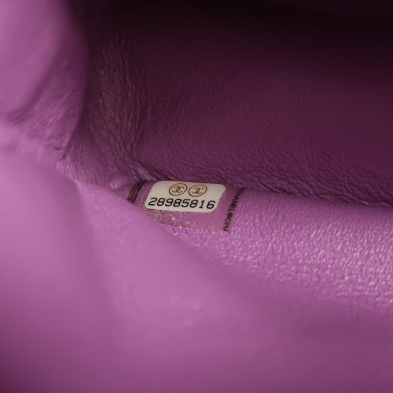 CHANEL 漆皮皮革Classic 25鏈帶肩背袋-6