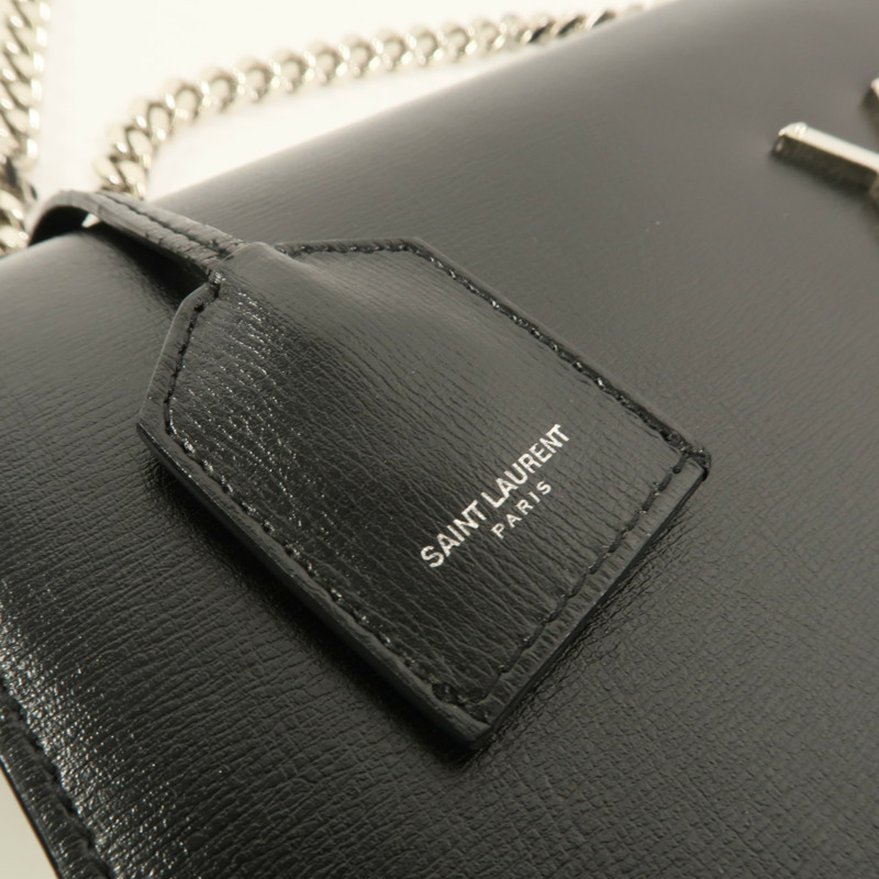 SAINT LAURENT 牛皮皮革Sunset Medium鏈帶肩背袋-10