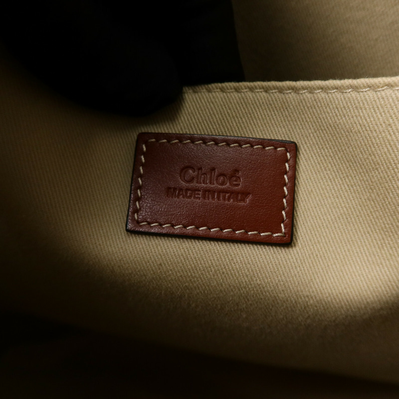 Chloe 帆布Woody Large手挽袋-5