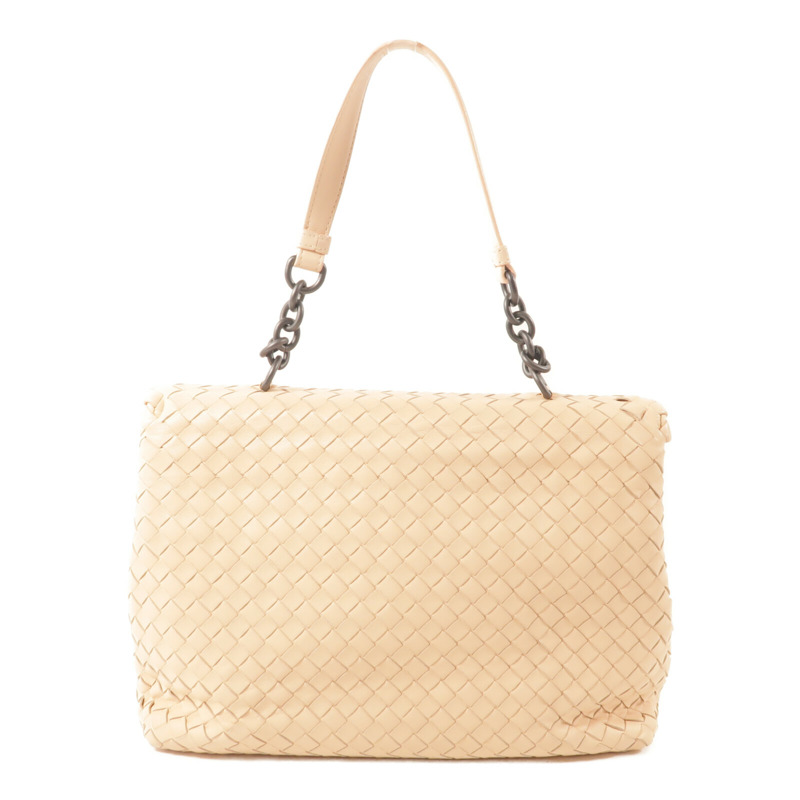 BOTTEGA VENETA 羊皮皮革Intrecciato Olimpia鏈帶肩背袋-2